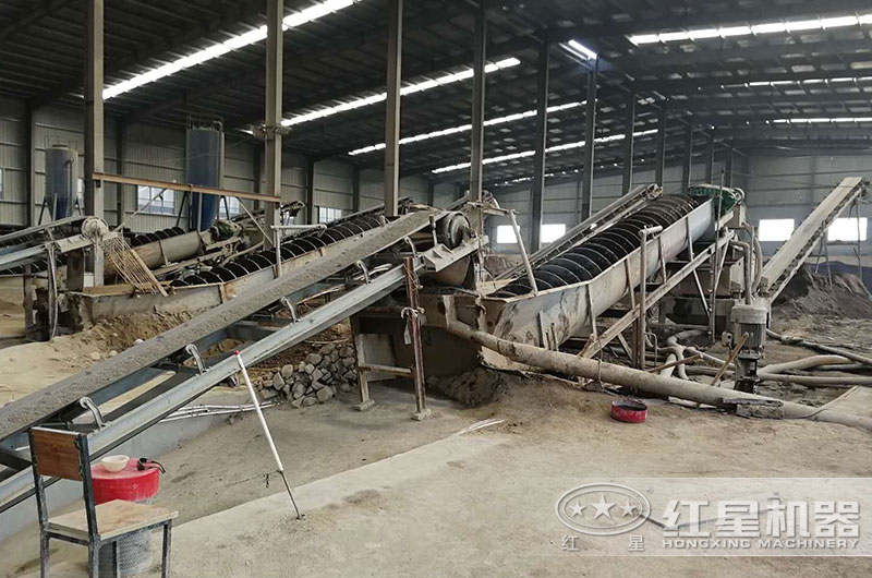 螺旋洗砂機作業現場實拍 螺旋洗砂機作業現場實拍